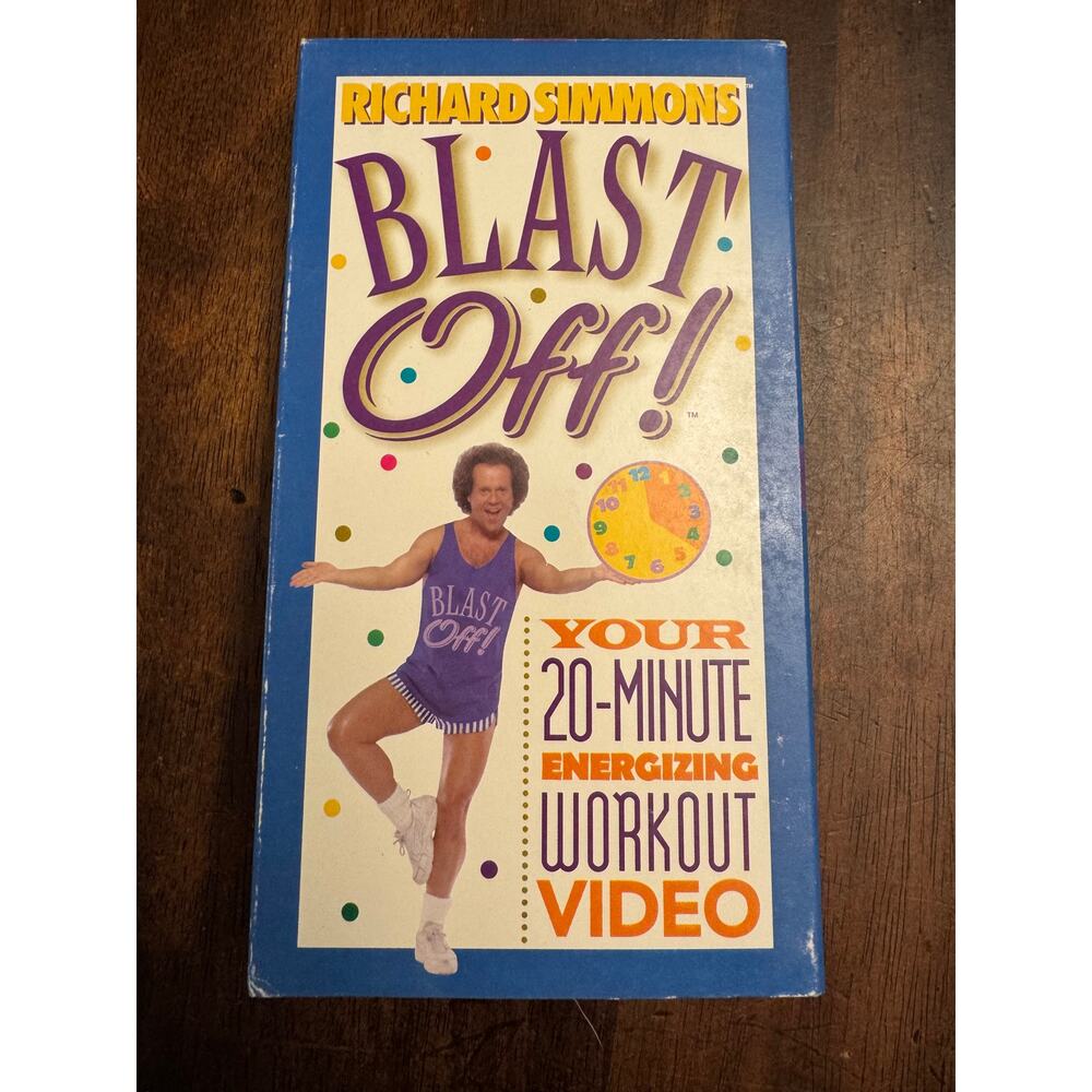 Richard Simmons Blast Off Your 20 minute energizing workout video VHS 1999